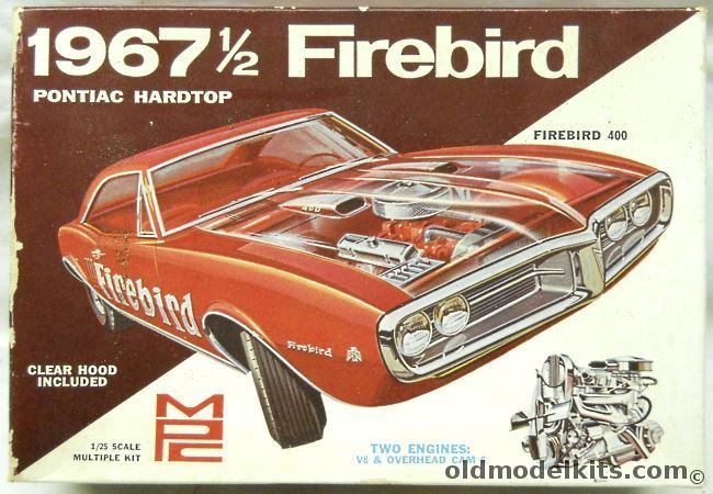 MPC 1/25 1967 1/2 Pontiac Firebird 400 / Firebird HO / Firebird 326 / Firebird Sprint - 5 Stock or Custom Versions, 1567-200 plastic model kit